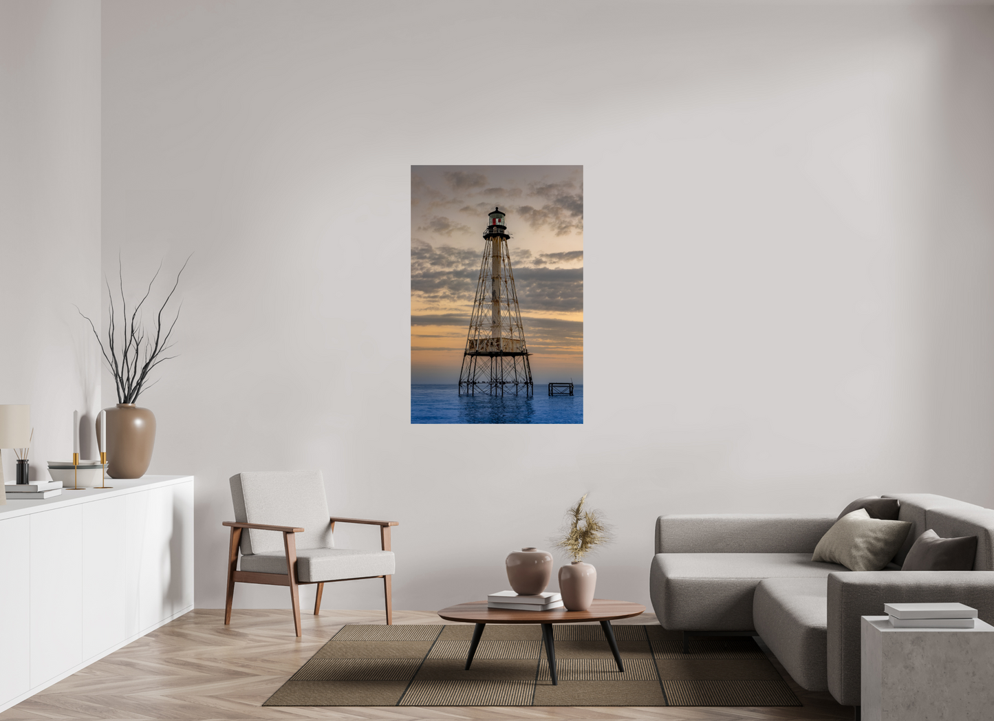 Florida, Key Largo Light House, Sun Set