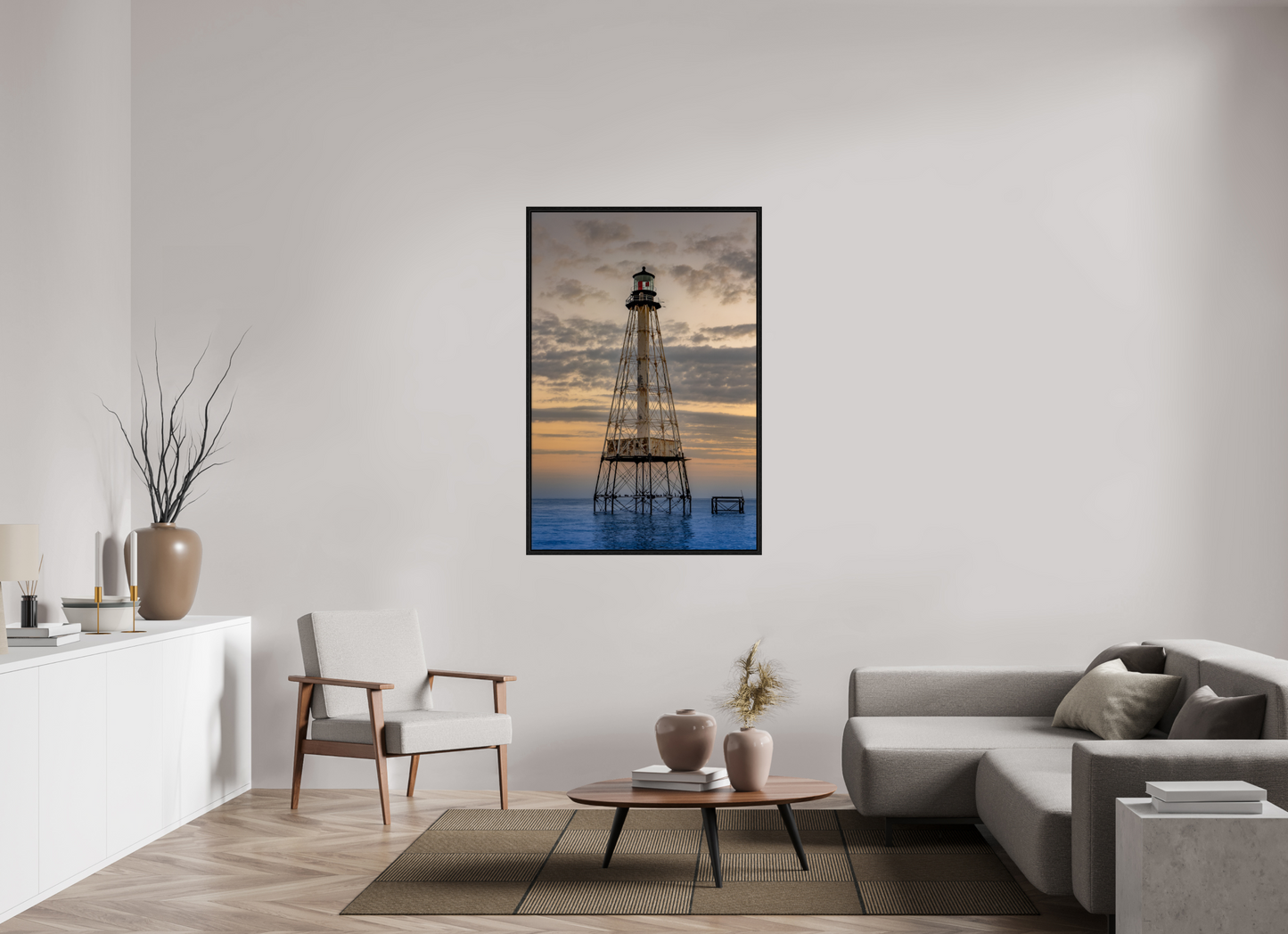 Florida, Key Largo Light House, Sun Set