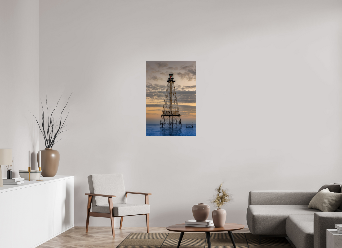 Florida, Key Largo Light House, Sun Set