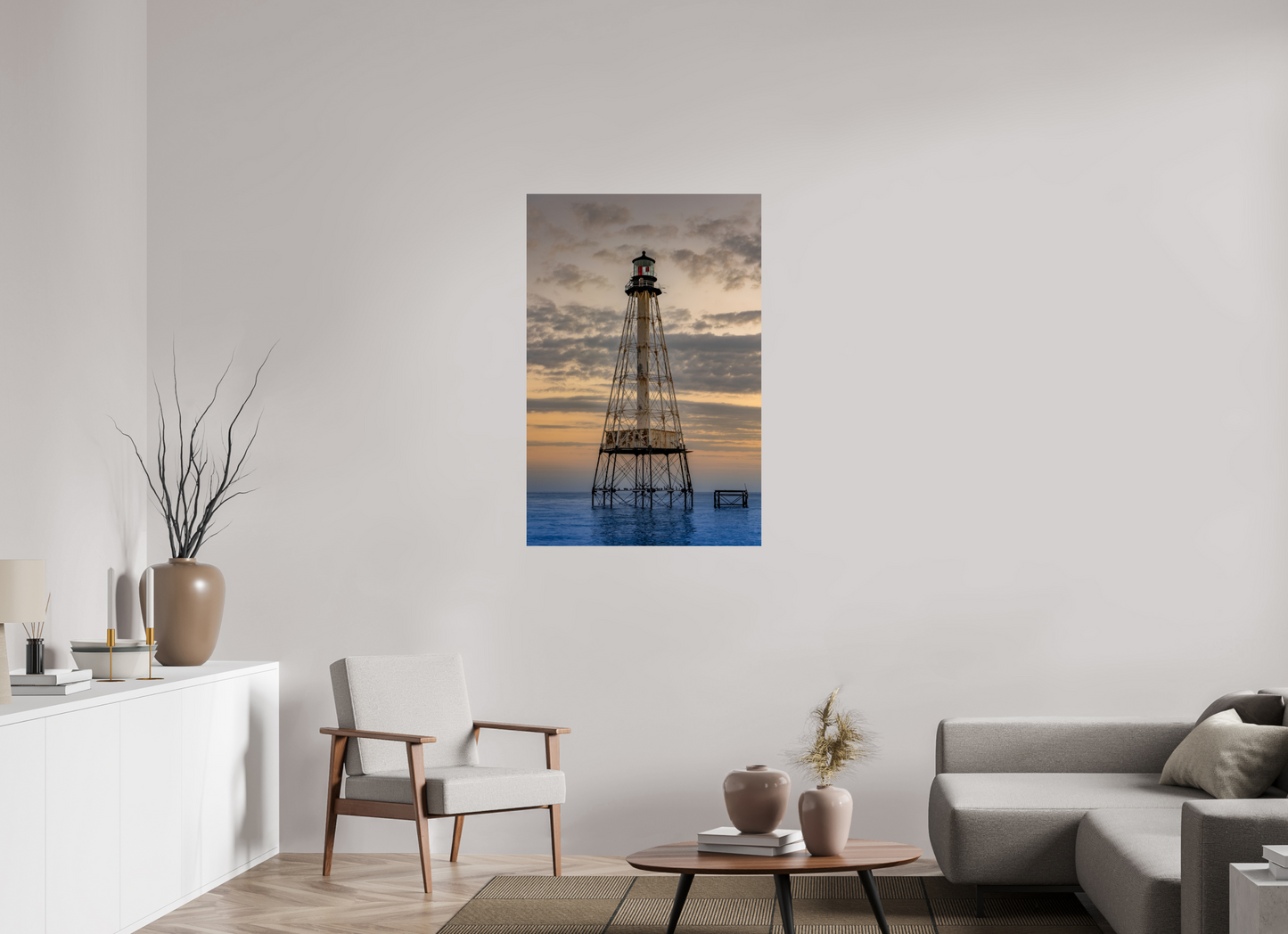 Florida, Key Largo Light House, Sun Set