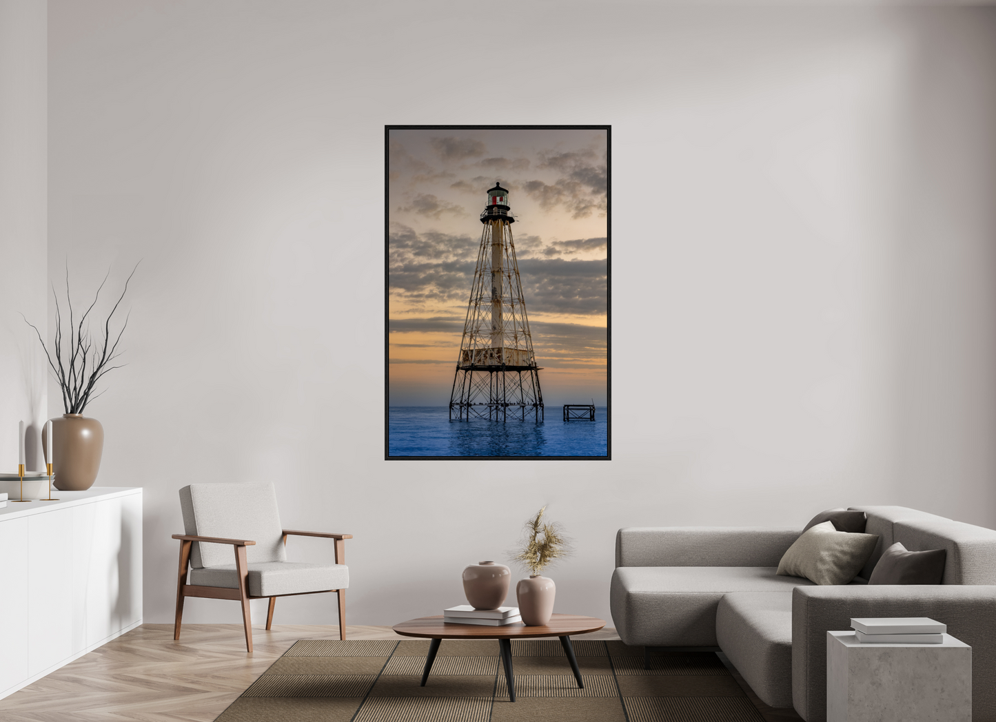 Florida, Key Largo Light House, Sun Set