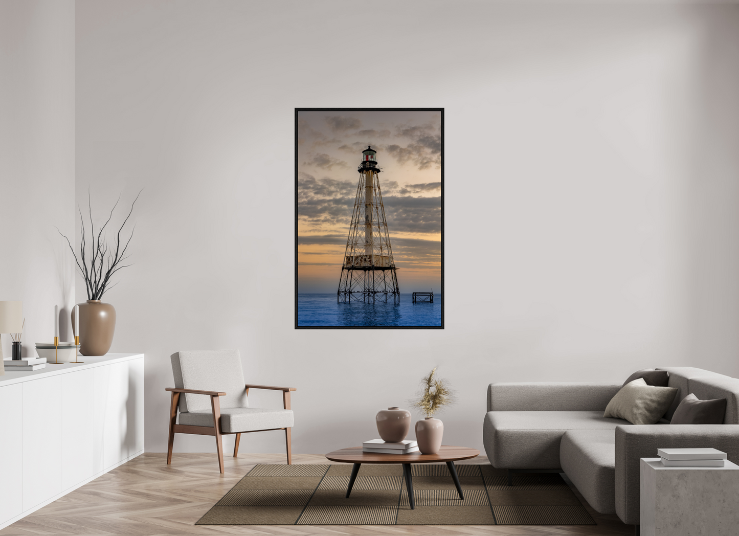 Florida, Key Largo Light House, Sun Set
