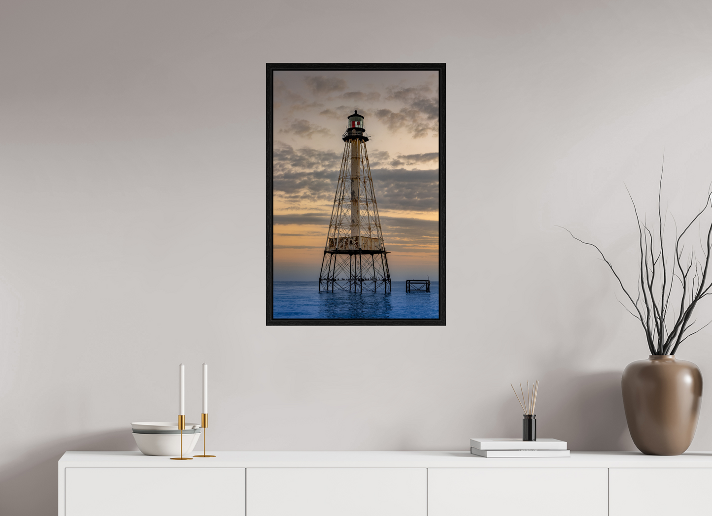 Florida, Key Largo Light House, Sun Set